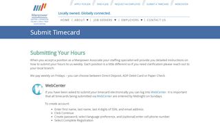 
                            13. Submit Timecard - manpowerdayton.com