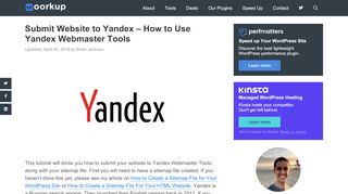 
                            8. Submit Website to Yandex – How to Use Yandex Webmaster Tools