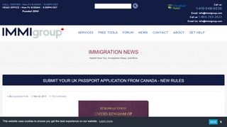 
                            9. Submit your UK Passport Application from Canada - New Rules ...