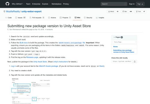 
                            13. Submitting new package version to Unity Asset Store · mozilla/unity ...