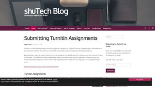 
                            8. Submitting Turnitin Assignments - shuTech Blog - SHU Blogs