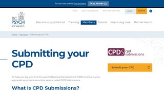 
                            11. Submitting your CPD including detailed RCPsych guidance OP98