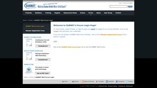
                            7. SUBNET Web Forum Login Page - SUBNET Solutions