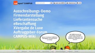 
                            13. subreport CAMPUS – Deutschlands Tor zur Auftragswelt