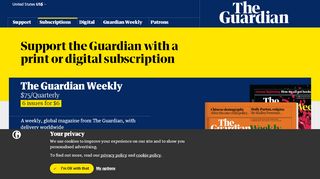 
                            5. Subscribe - Support the Guardian