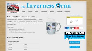 
                            3. Subscribe - The Inverness Oran