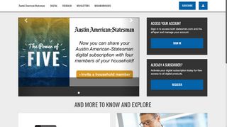 
                            13. Subscribe to Austin American-Statesman