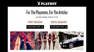 
                            1. Subscribe to Playboy Magazine - Digital or Print Edition