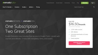 
                            9. Subscribe with Envato Elements - Envato Tuts+