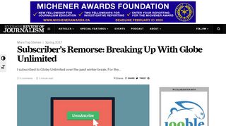 
                            11. Subscriber's Remorse: Breaking Up With Globe Unlimited - Ryerson ...