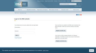 
                            4. Subscription page - European Banking Authority
