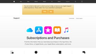 
                            13. Subscriptions and Billing - Official Apple Support