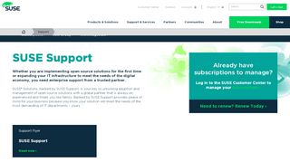 
                            7. Subscriptions- und Services-Support | SUSE
