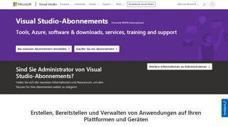 
                            1. Subscriptions - Visual Studio - Microsoft