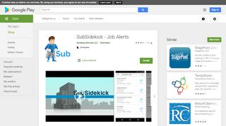 
                            4. SubSidekick - Job Alerts - Apps on Google Play