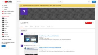 
                            3. subsidekick - YouTube