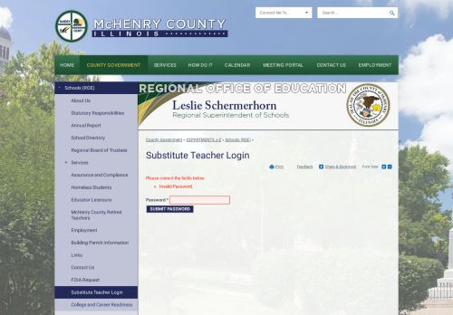 
                            9. Substitute Teacher Login | McHenry County, IL