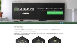 
                            2. Subteacher for Schools | Easily fill vacant sub teacher positions