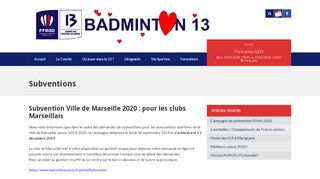 
                            10. Subventions – Badminton 13