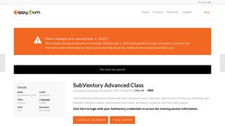 
                            3. SubVentory Advanced Class – ZippyYum