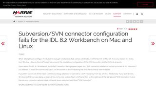 
                            12. Subversion/SVN connector configuration fails for the IDL 8.2 ...