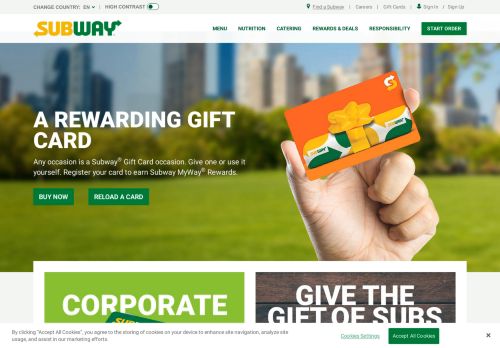 
                            1. Subway Card | SUBWAY.com - United States (English)