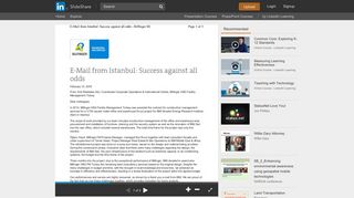 
                            9. Success against all odds - 02.2016 - Bilfinger Intranet - SlideShare