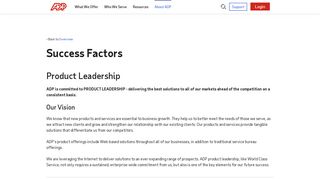 
                            4. Success Factors - ADP.com