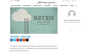 
                            12. SUCCESS - Mind Talk - The Minds Journal