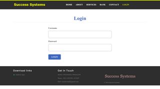 
                            6. Success Systems | Login