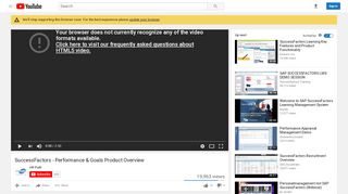 
                            9. SuccessFactors - Performance & Goals Product Overview - YouTube
