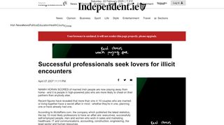 
                            13. Successful professionals seek lovers for illicit encounters ...