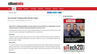
                            10. Successful Trading with Olymp Trade - SiliconIndia