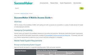 
                            13. SuccessMaker 9 Mobile Access Guide - help.pearsoncmg.com
