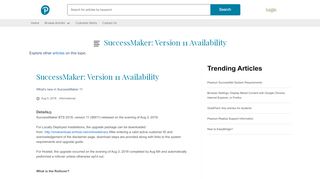 
                            8. SuccessMaker: Version 11 Availability - Pearson K12 Curriculum ...