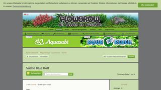 
                            9. Suche Blue Bolt : Suche Wirbellose - Aquascaping - Aquarium ...