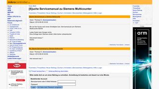 
                            8. [S]uche Servicemanual zu Siemens Multicounter - Mikrocontroller.net