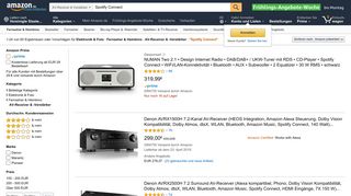 
                            12. Suchergebnis auf Amazon.de für: Spotify Connect - AV-Receiver ...