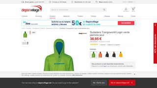 
                            5. Sudadera Trangoworld Login verde jasmine azul | deporvillage