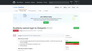 
                            7. Suddenly cannot login to Octoprint · Issue #2442 · foosel/OctoPrint ...