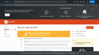 
                            1. sudo - How do I login as root? - Ask Ubuntu