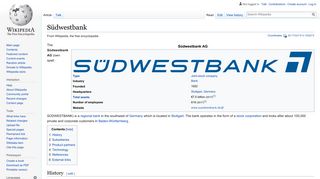 
                            11. Südwestbank – Wikipedia