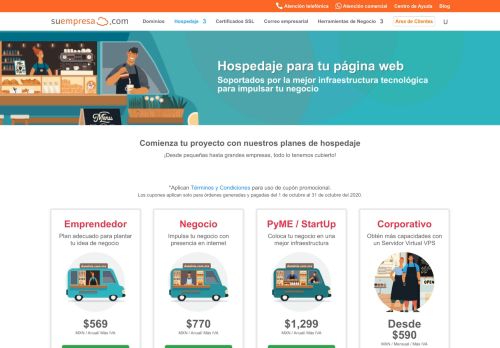 
                            9. suempresa.com - hospedaje - página almacenada en la web