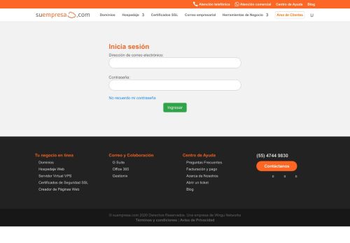 
                            3. suempresa.com - Inicia sesión en suempresa.com y crece tu negocio