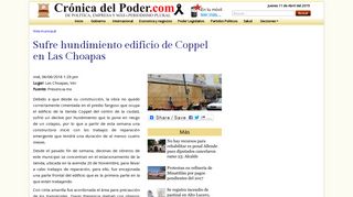 
                            12. Sufre hundimiento edificio de Coppel en Las Choapas | Crónica del ...