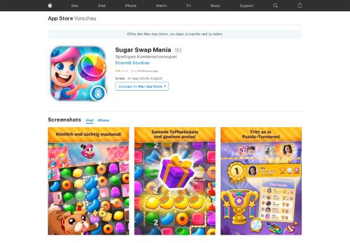 
                            1. Sugar Swap Mania im App Store - iTunes - Apple