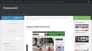 
                            2. SugarCookie Password | PasswordsZ