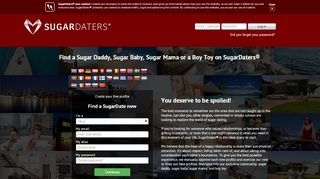 
                            1. SugarDaters® - Find a SugarDate, SugarDaddy or SugarBabe