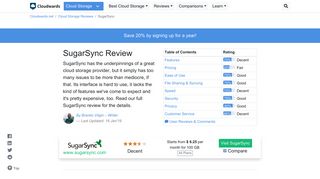 
                            12. SugarSync Review - Updated 2019 - Cloudwards