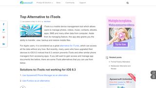 
                            8. Suggested Apps As iTools Alternative - Apowersoft